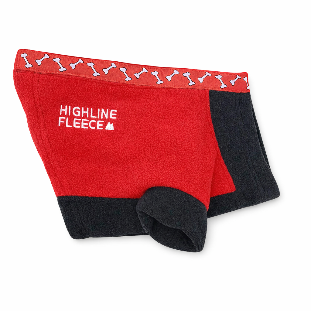 Highline Fleece Large Dog Coat | Soft Step-In Fleece Jacket (Sizes 12–28, Fits Up to 42” Chest)