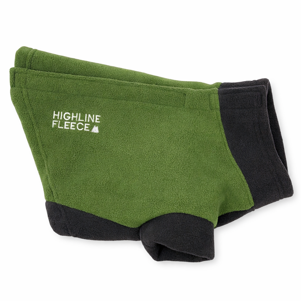 Highline Fleece Large Dog Coat | Soft Step-In Fleece Jacket (Sizes 12–28, Fits Up to 42” Chest)