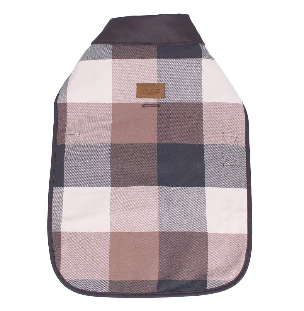 Reversible Plaid Dog Coat for Large Dogs| Warm Adjustable Winter Jacket