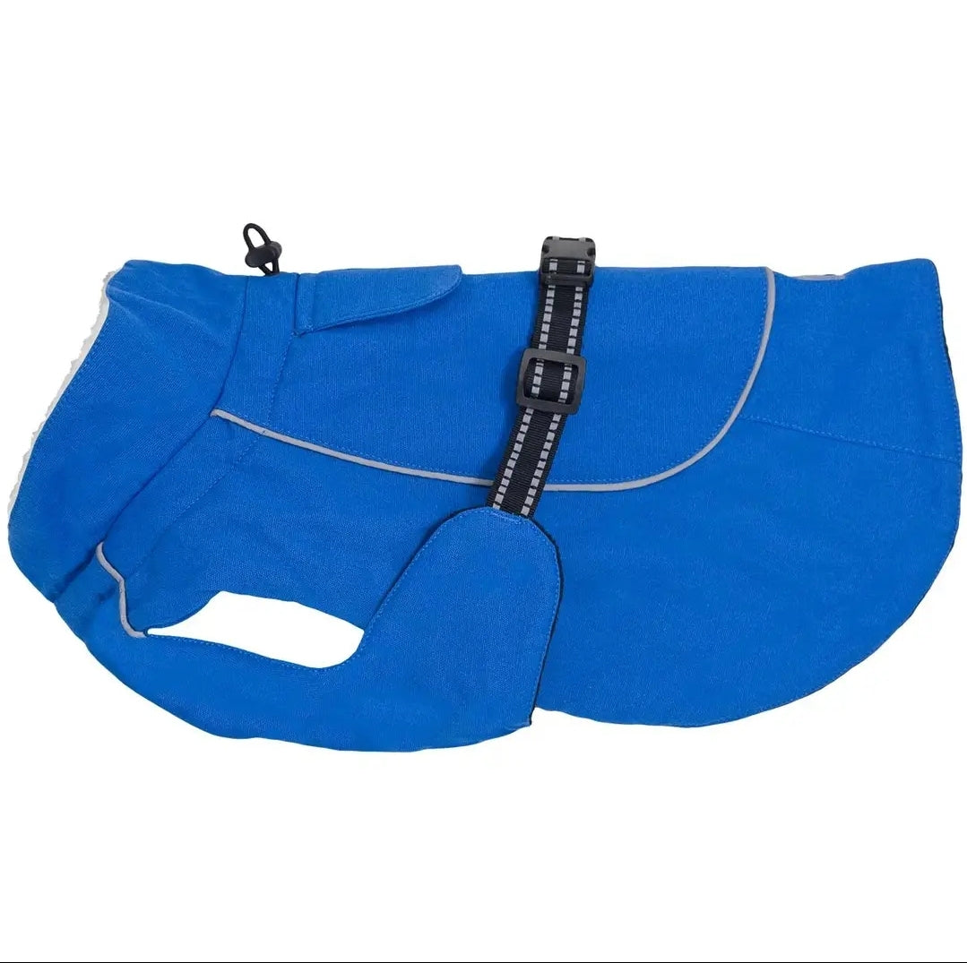 Alpine Tuf Terrain Dog Coat | Sherpa-Lined Canvas Jacket for Large & XL Dogs (Up to 5XL)