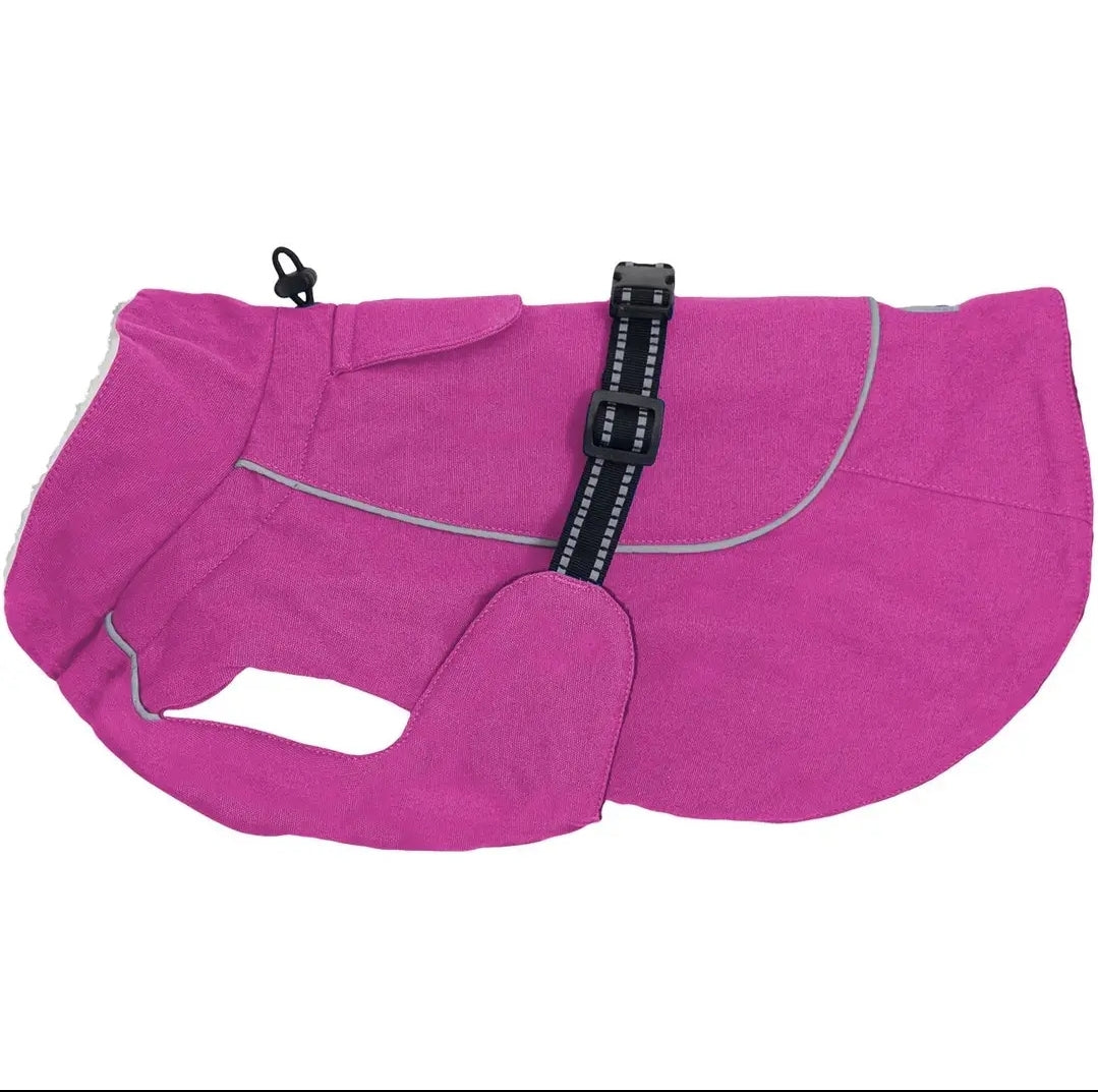 Alpine Tuf Terrain Dog Coat | Sherpa-Lined Canvas Jacket for Large & XL Dogs (Up to 5XL)