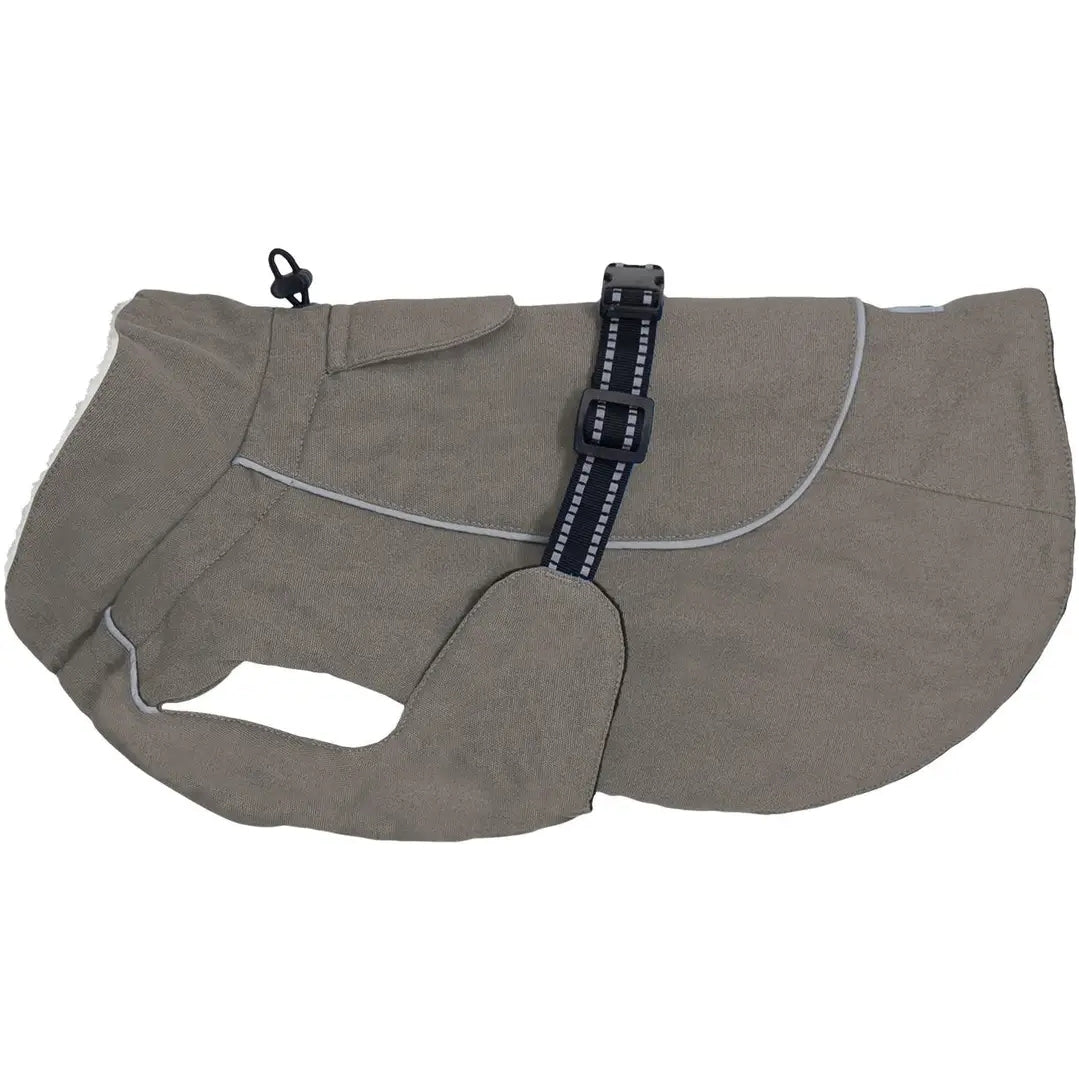 Alpine Tuf Terrain Dog Coat | Sherpa-Lined Canvas Jacket for Large & XL Dogs (Up to 5XL)