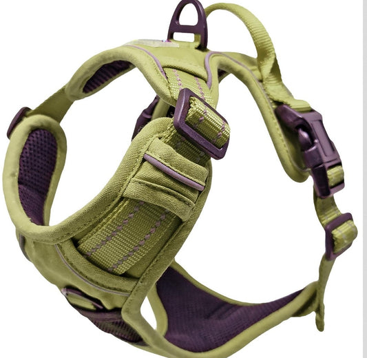 Venture Paw Pull Control Dog Harness – Durable Canvas Front Clip Harness