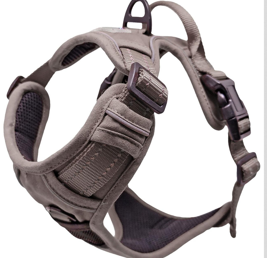 Venture Paw Pull Control Dog Harness – Durable Canvas Front Clip Harness